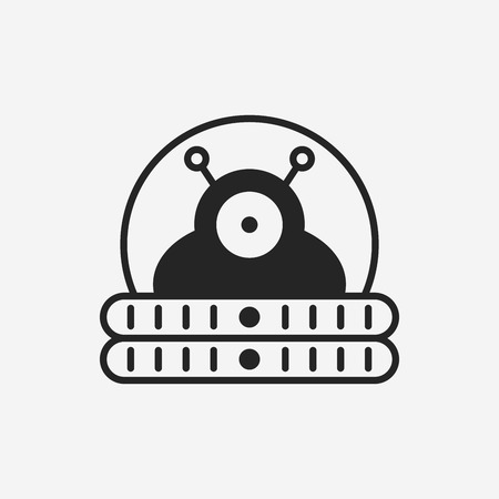 Space Alien iconのイラスト素材