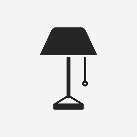 lamp iconのイラスト素材