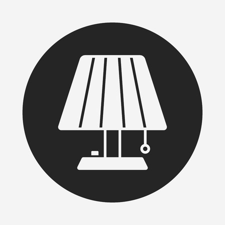 lamp iconのイラスト素材