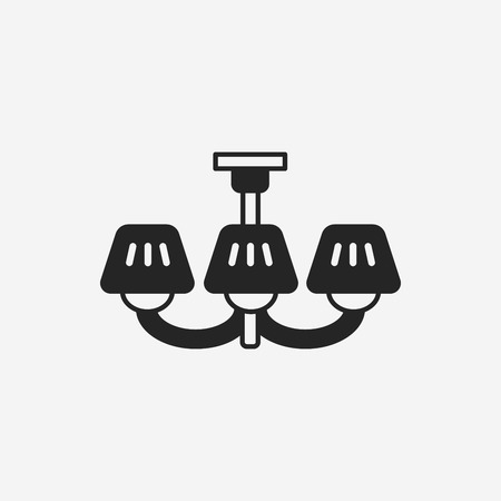 lamp iconのイラスト素材
