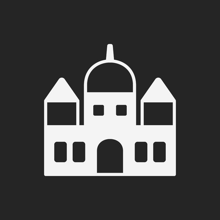 castle iconのイラスト素材