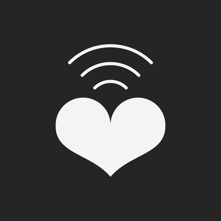 love heart iconのイラスト素材