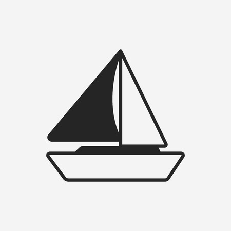 ship boat iconのイラスト素材