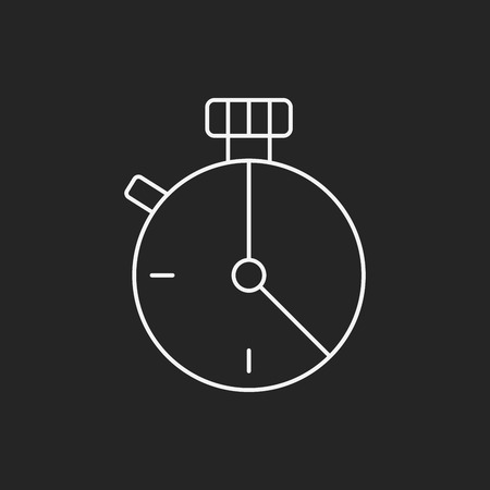 Limited delivery line iconのイラスト素材
