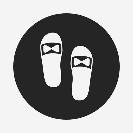Slippers iconのイラスト素材