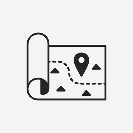 map iconのイラスト素材