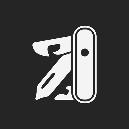utility knife iconのイラスト素材
