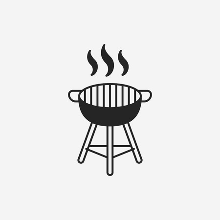 BBQ oven iconのイラスト素材