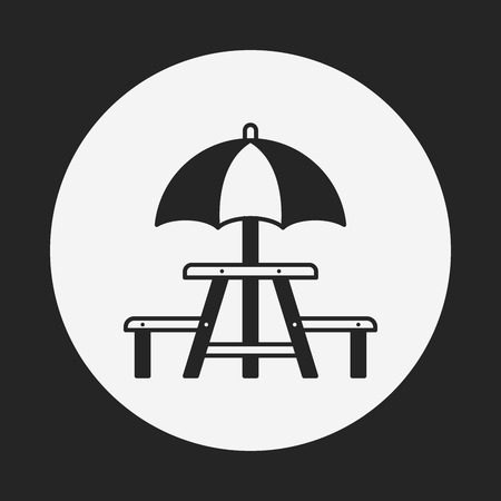 Camping Tables iconのイラスト素材