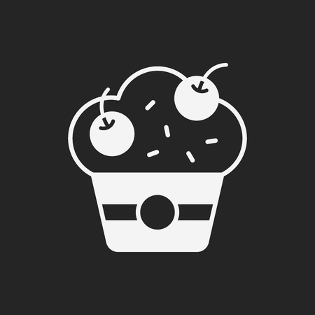 dessert cake iconのイラスト素材