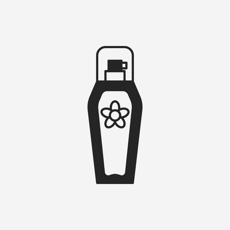 cosmetic bottles iconのイラスト素材