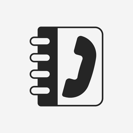contact phone iconのイラスト素材