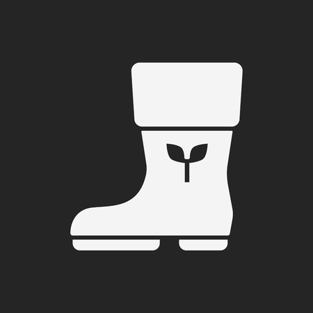 Rain boots iconのイラスト素材