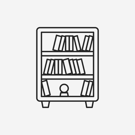 closet line iconのイラスト素材