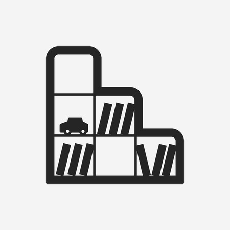 closet cabinet iconのイラスト素材