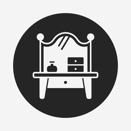 desk table iconのイラスト素材