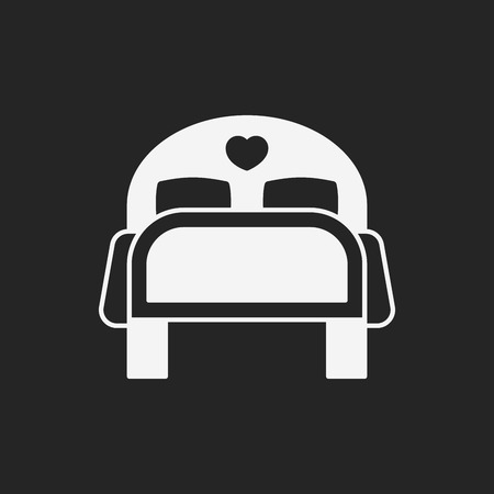 bed iconのイラスト素材