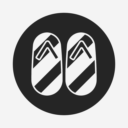 slipper iconのイラスト素材