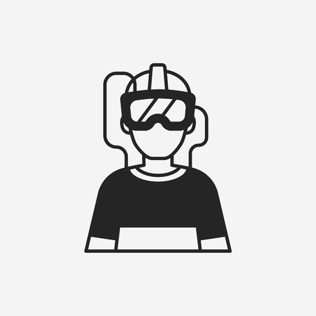 game player iconのイラスト素材