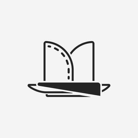 napkin iconのイラスト素材