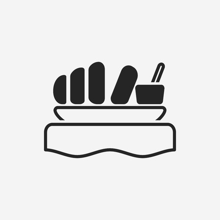 bread iconのイラスト素材