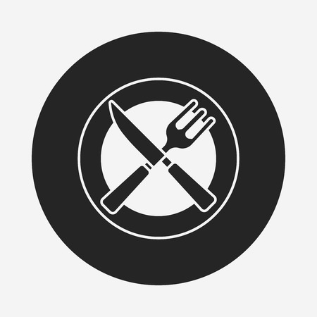 tableware iconのイラスト素材