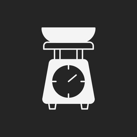 Weighing machine iconのイラスト素材