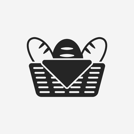 bread iconのイラスト素材