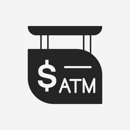 ATM sign iconのイラスト素材