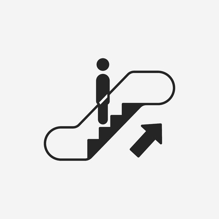 Escalator iconのイラスト素材