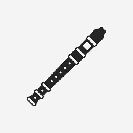 flute iconのイラスト素材