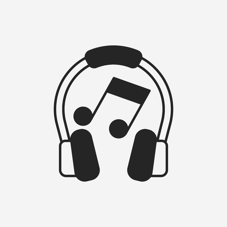headphone iconのイラスト素材