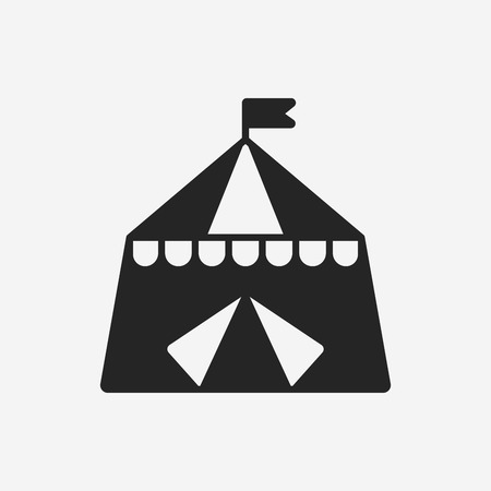 circus tent iconのイラスト素材