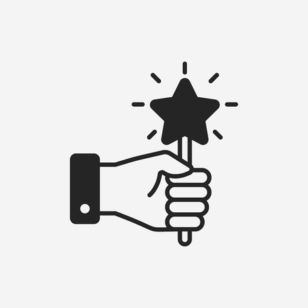 magic wand iconのイラスト素材