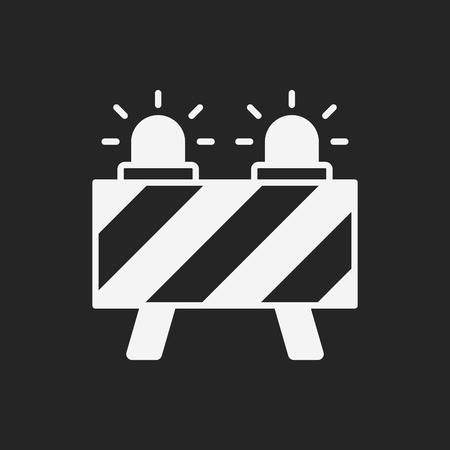 Roadblocks iconのイラスト素材