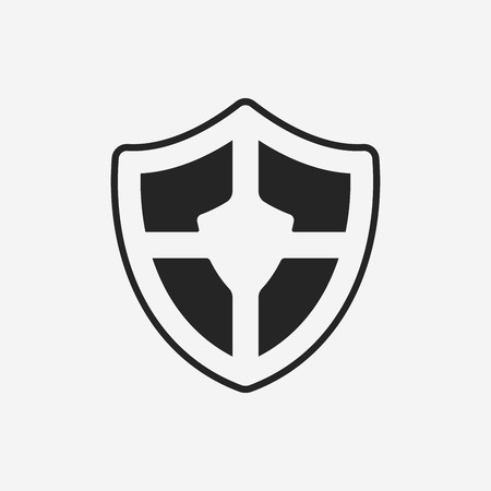 shield iconのイラスト素材