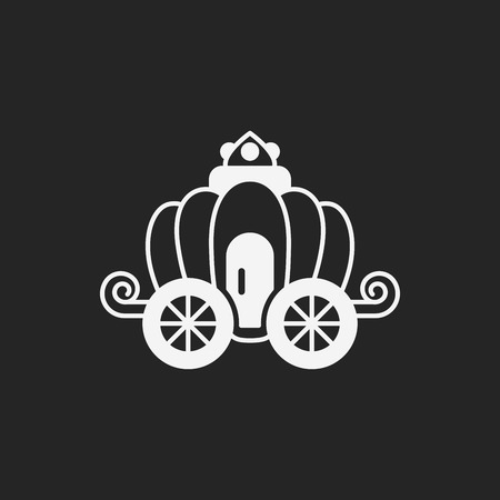 carriage iconのイラスト素材