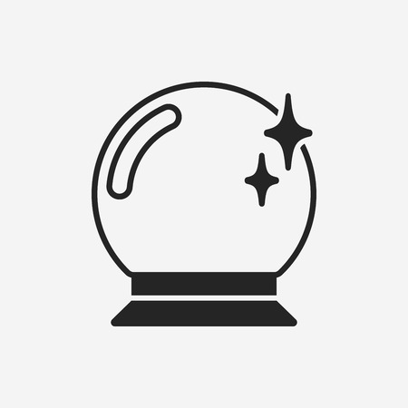 crystal ball iconのイラスト素材
