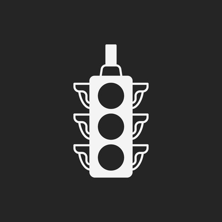 Traffic lights iconのイラスト素材