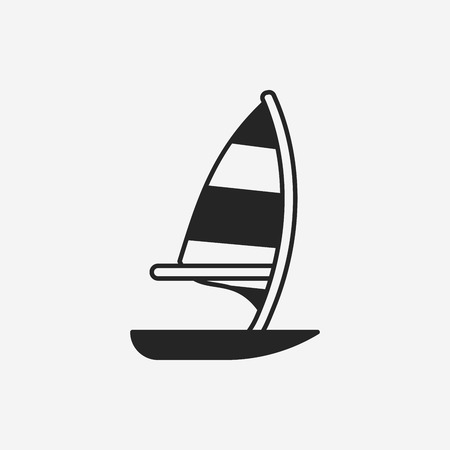 sailing iconのイラスト素材
