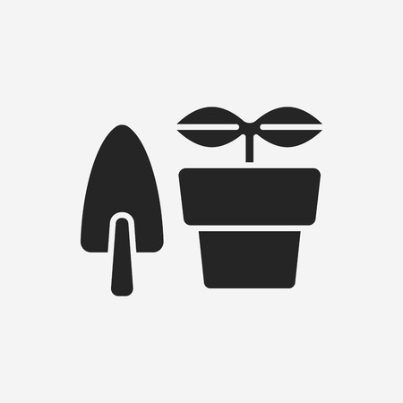 Potted plants iconのイラスト素材