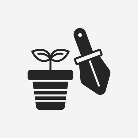 Potted plants iconのイラスト素材