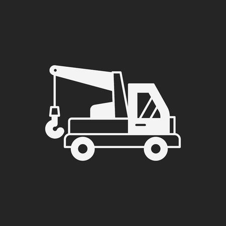 cargo truck iconのイラスト素材