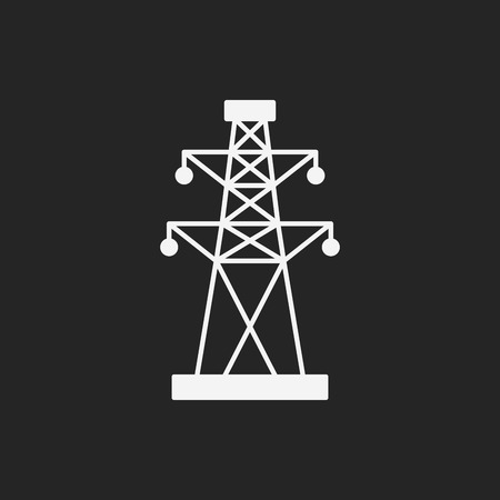 Electric Tower iconのイラスト素材