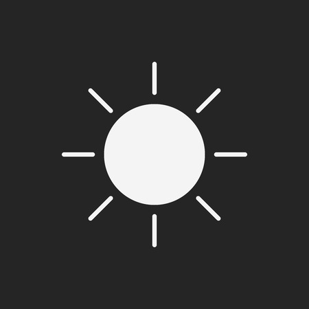 sun iconのイラスト素材