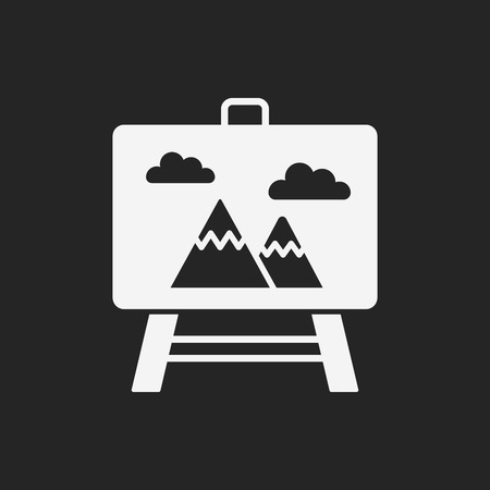 painting iconのイラスト素材