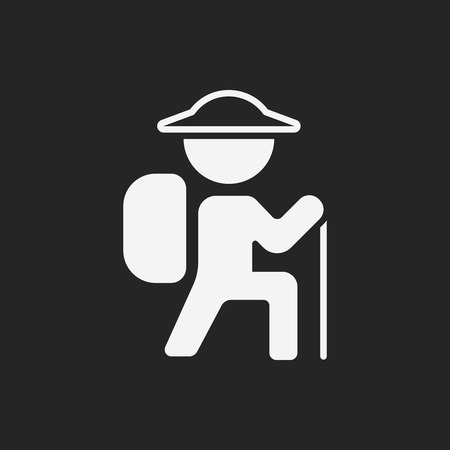 climbing iconのイラスト素材