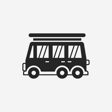 camping car iconのイラスト素材