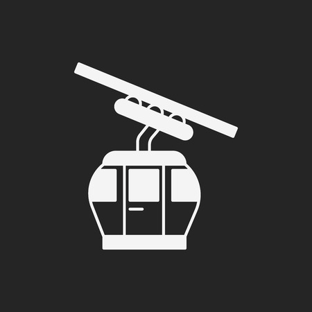 cable car iconのイラスト素材