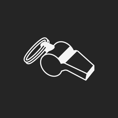 whistle iconのイラスト素材